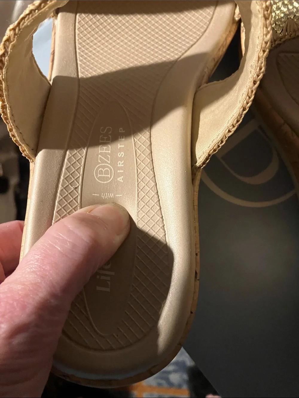🆕 Lifestride BZEES Airstep Gold color extremely comfortable life changing shoes